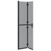Inloopdouchewand Zwart 80 x 6,5 x 190 cm