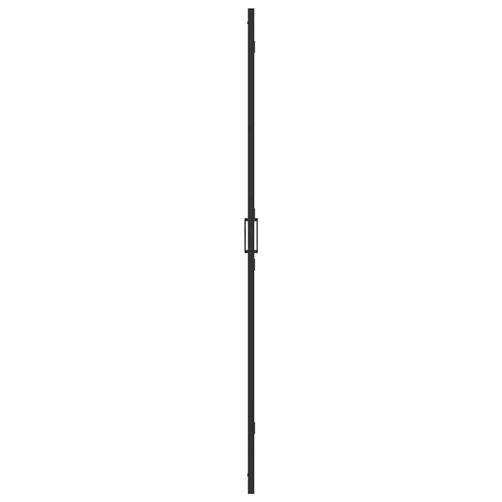 Inloopdouchewand Zwart 80 x 6,5 x 190 cm