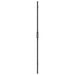 Inloopdouchewand Zwart 80 x 6,5 x 190 cm
