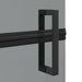Inloopdouchewand Zwart 90 x 6.5 x 190 cm