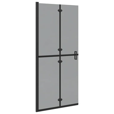 Inloopdouchewand Zwart 90 x 6.5 x 190 cm