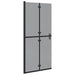 Inloopdouchewand Zwart 90 x 6.5 x 190 cm