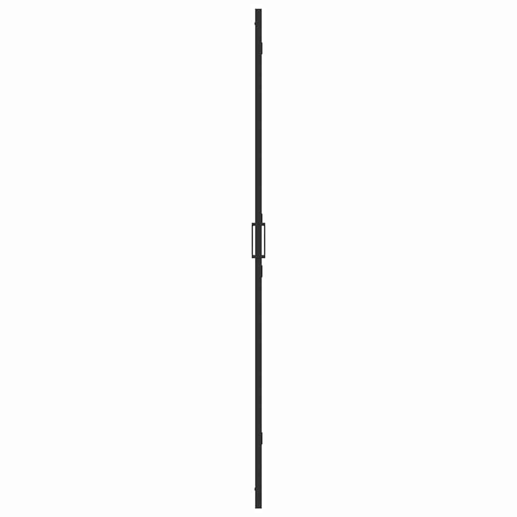 Inloopdouchewand Zwart 90 x 6.5 x 190 cm
