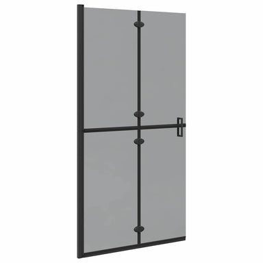 Inloopdouchewand Zwart 100 x 6,5 x 190 cm