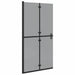 Inloopdouchewand Zwart 100 x 6,5 x 190 cm