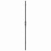 Inloopdouchewand Zwart 100 x 6,5 x 190 cm