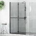 Inloopdouchewand Zwart 110 x 6,5 x 190 cm