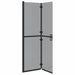 Inloopdouchewand Zwart 110 x 6,5 x 190 cm