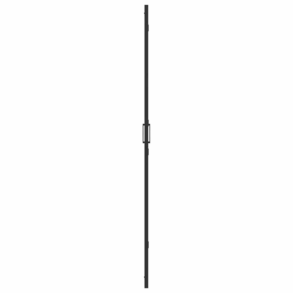 Inloopdouchewand Zwart 110 x 6,5 x 190 cm