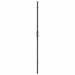 Inloopdouchewand Zwart 110 x 6,5 x 190 cm