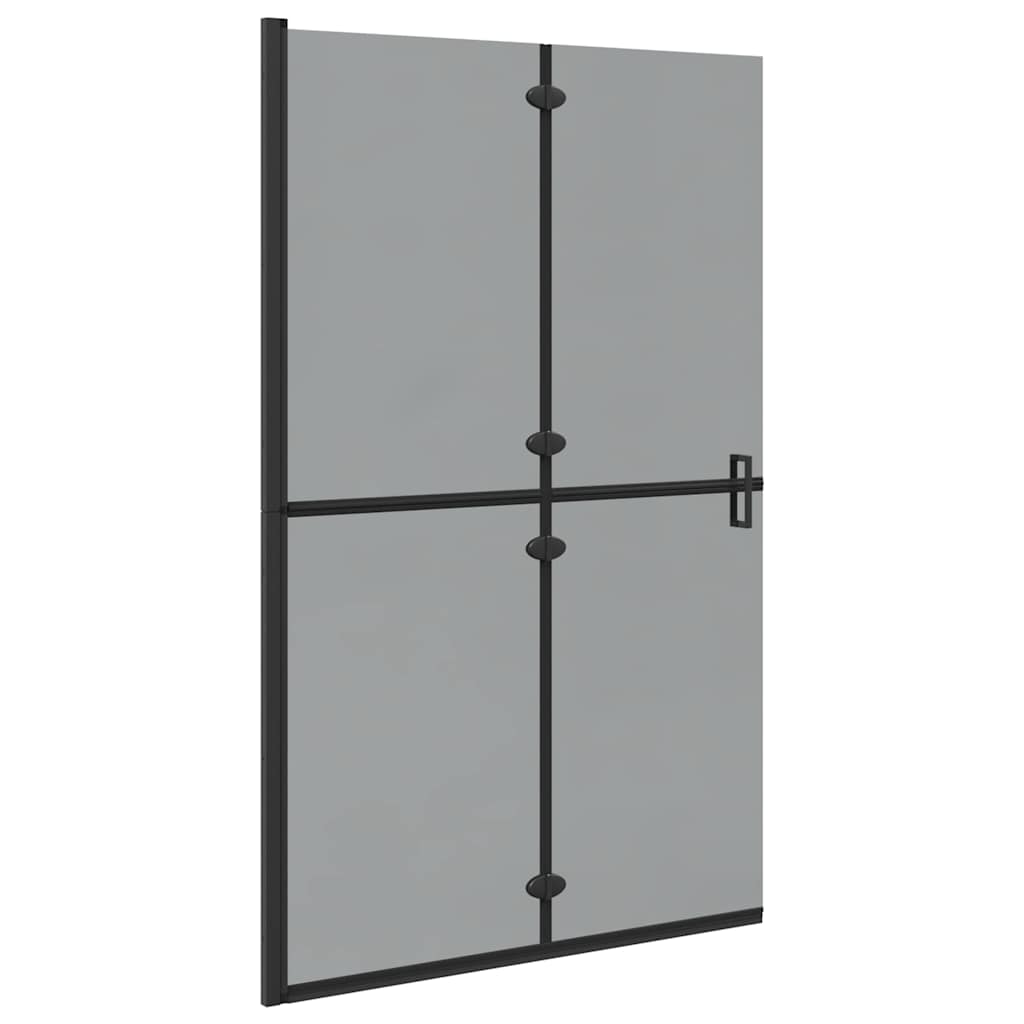 Inloopdouchewand Zwart 120 x 6,5 x 190 cm
