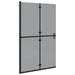 Inloopdouchewand Zwart 120 x 6,5 x 190 cm