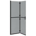 Inloopdouchewand Zwart 120 x 6,5 x 190 cm