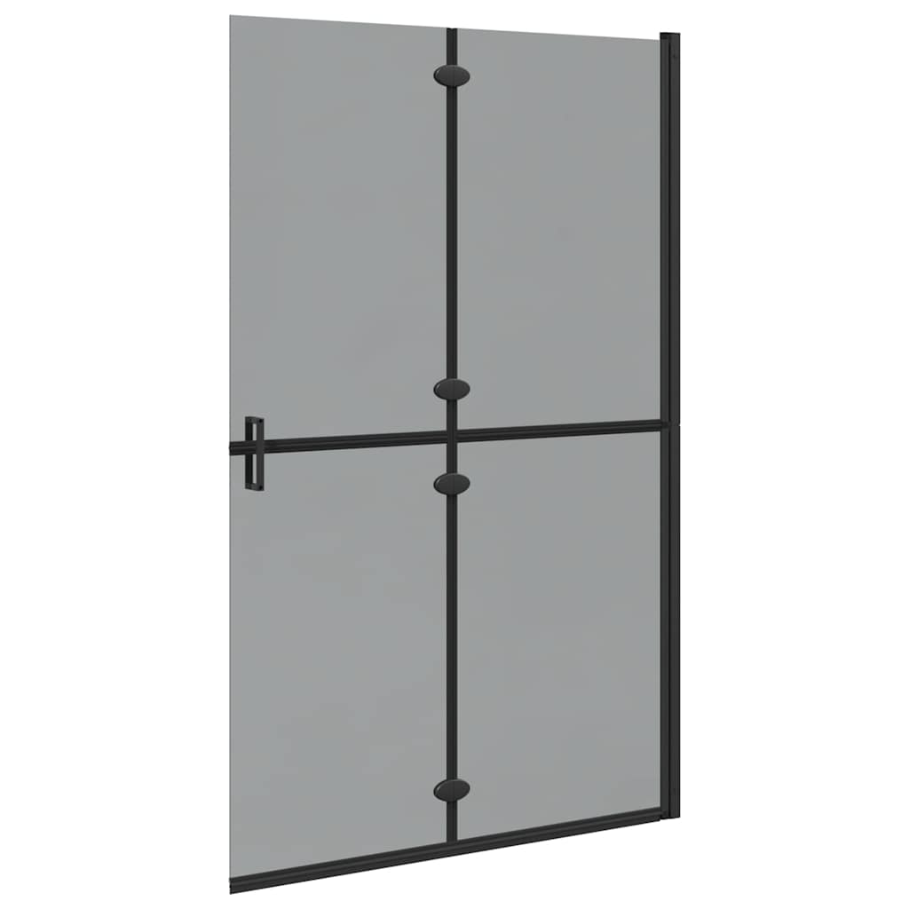 Inloopdouchewand Zwart 120 x 6,5 x 190 cm