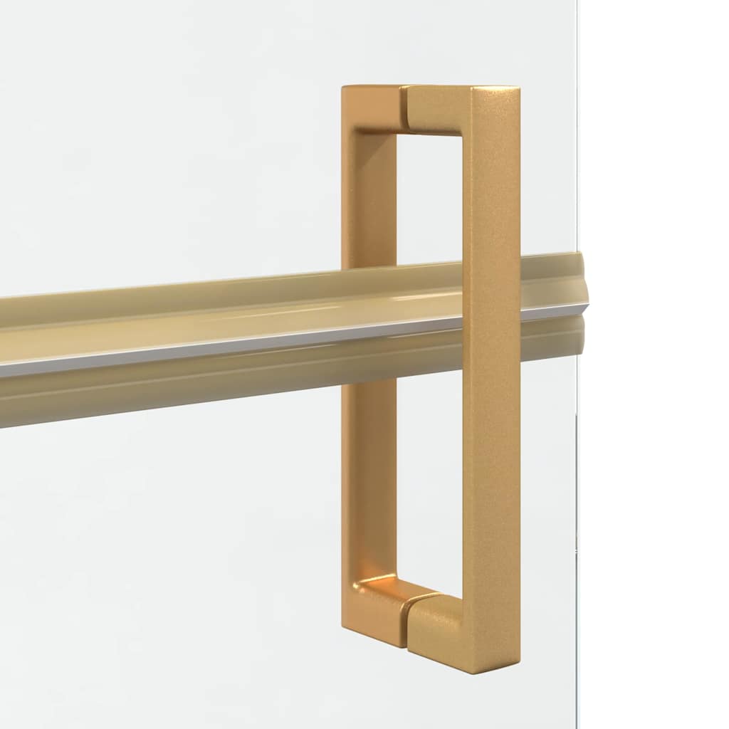 Inloopdouchewand Goud 70 x 6,5 x 190 cm