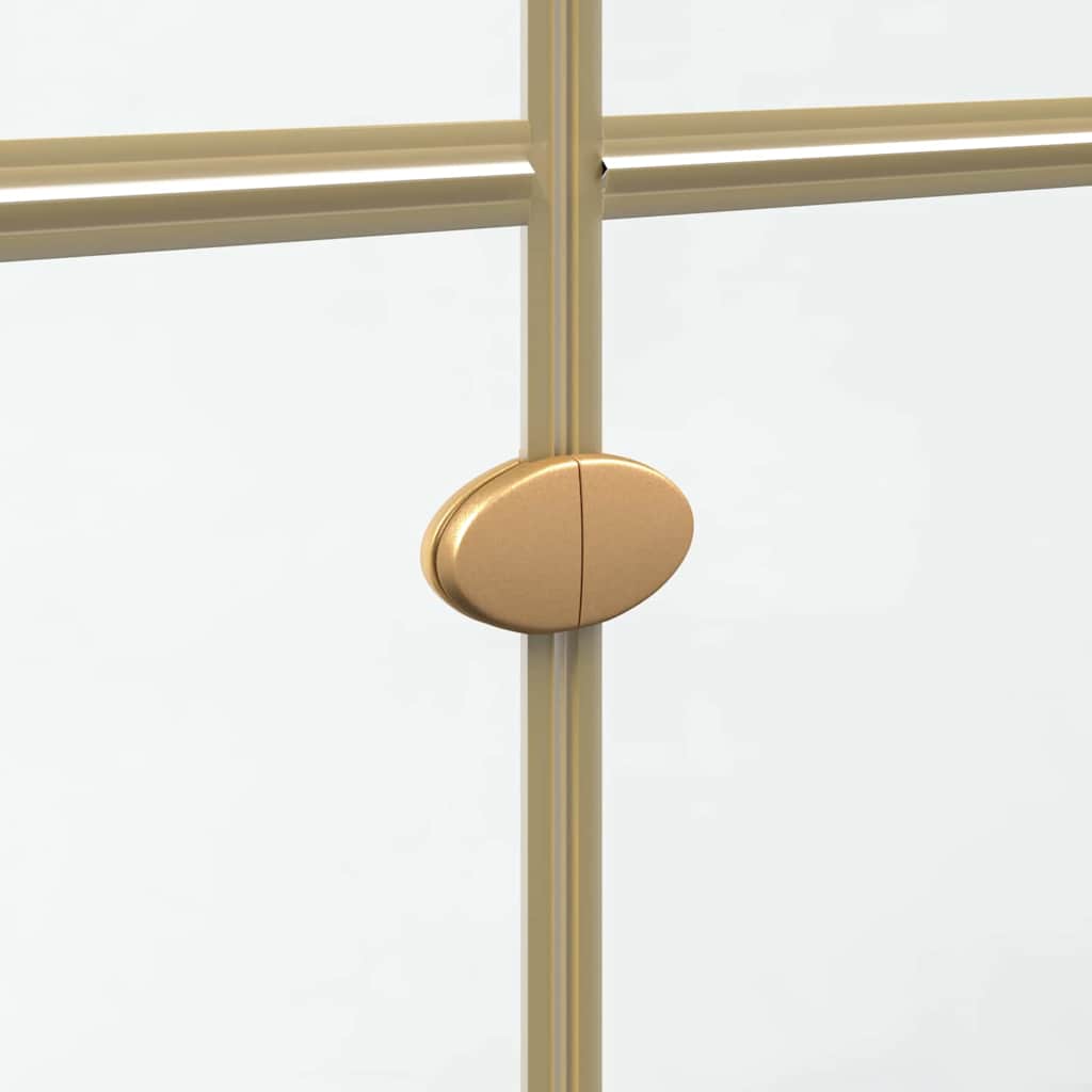 Inloopdouchewand Goud 70 x 6,5 x 190 cm