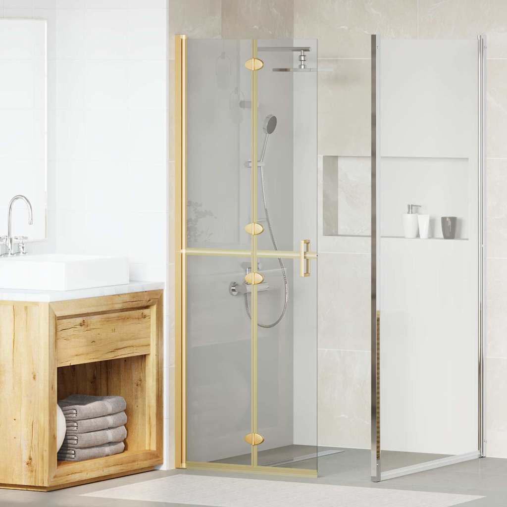Inloopdouchewand Goud 70 x 6,5 x 190 cm