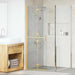 Inloopdouchewand Goud 70 x 6,5 x 190 cm