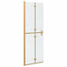 Inloopdouchewand Goud 70 x 6,5 x 190 cm