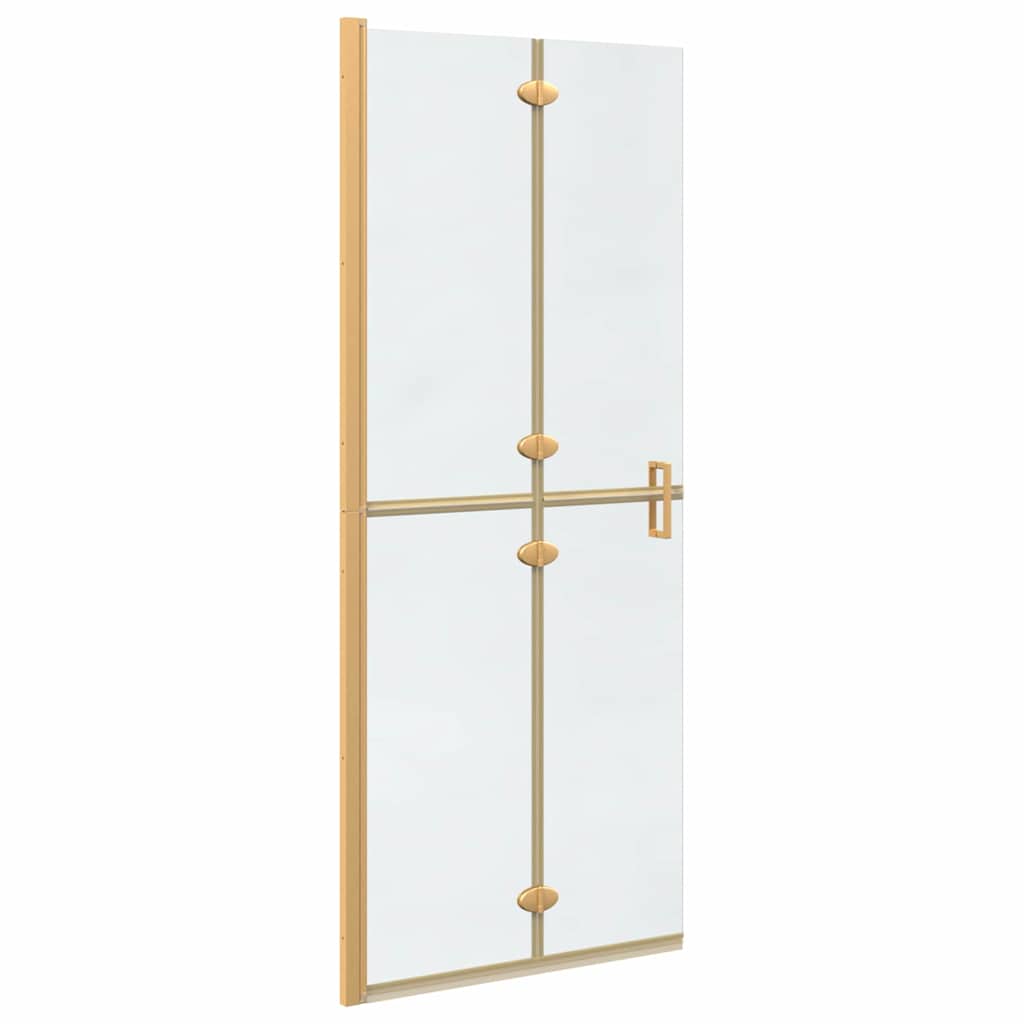 Inloopdouchewand Goud 80 x 6,5 x 190 cm