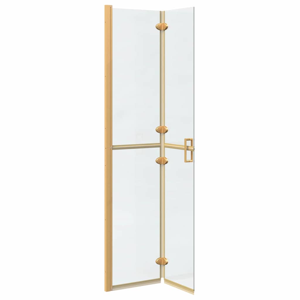 Inloopdouchewand Goud 80 x 6,5 x 190 cm