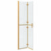Inloopdouchewand Goud 80 x 6,5 x 190 cm