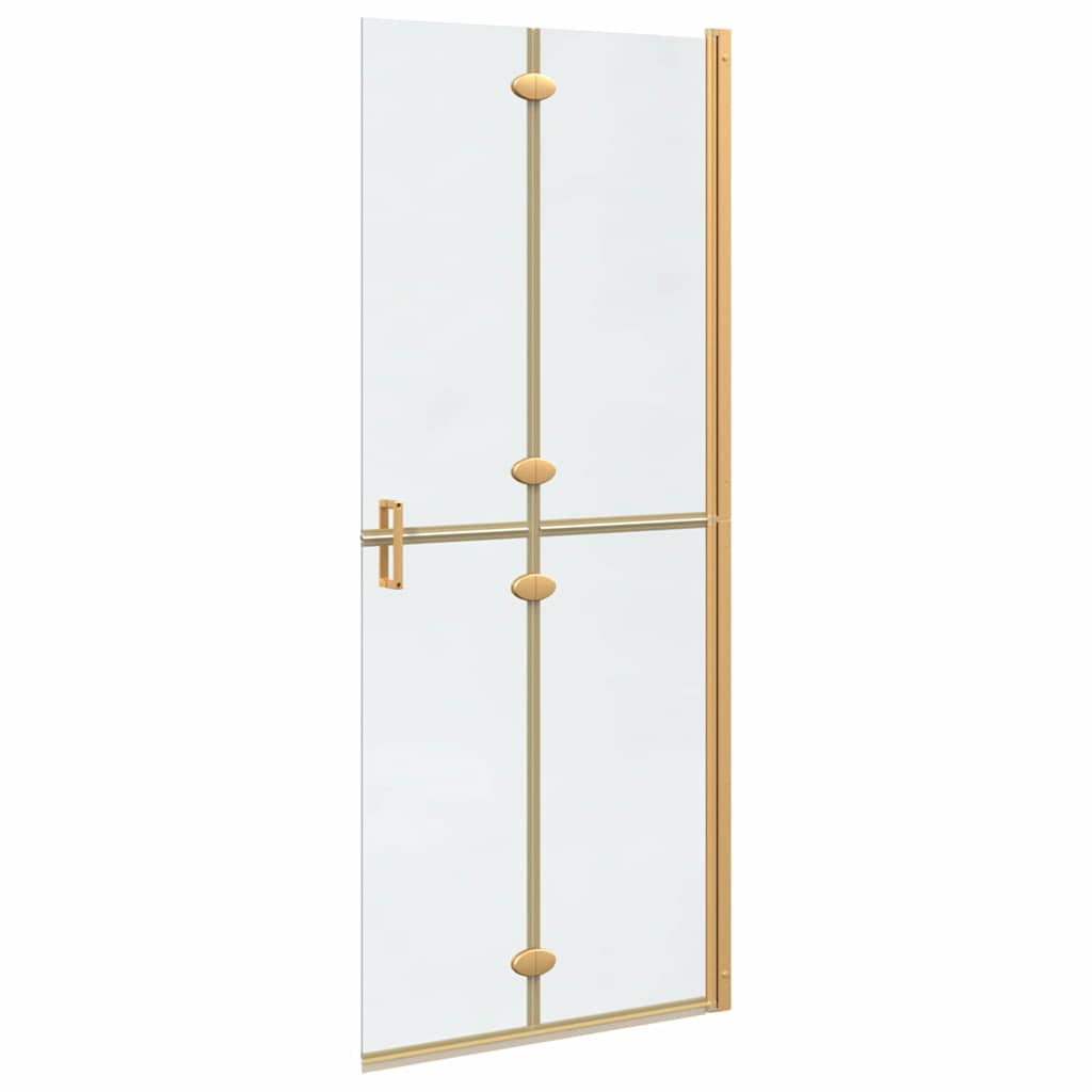 Inloopdouchewand Goud 80 x 6,5 x 190 cm