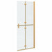 Inloopdouchewand Goud 80 x 6,5 x 190 cm
