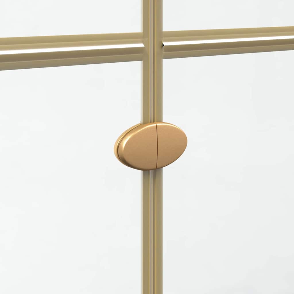 Inloopdouchewand Goud 90 x 6.5 x 190 cm