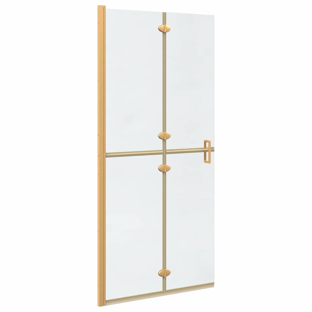 Inloopdouchewand Goud 90 x 6.5 x 190 cm