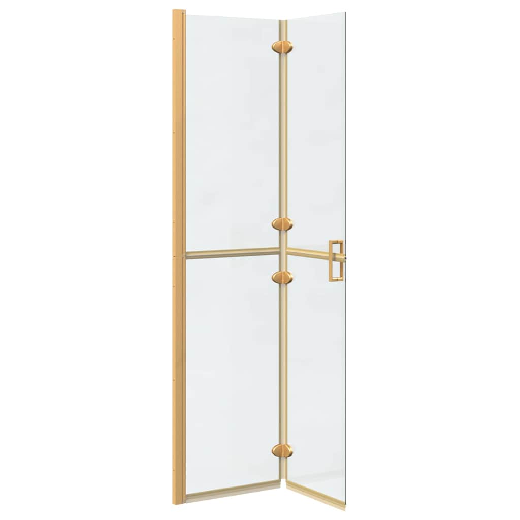 Inloopdouchewand Goud 90 x 6.5 x 190 cm