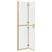 Inloopdouchewand Goud 90 x 6.5 x 190 cm