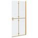 Inloopdouchewand Goud 90 x 6.5 x 190 cm