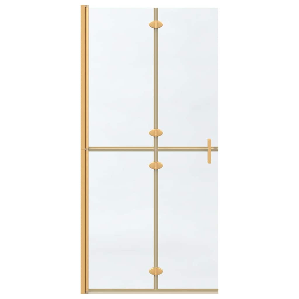 Inloopdouchewand Goud 90 x 6.5 x 190 cm