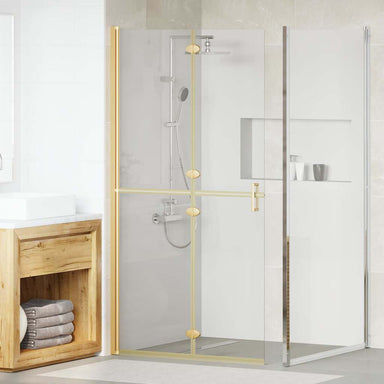 Inloopdouchewand Goud 100 x 6,5 x 190 cm