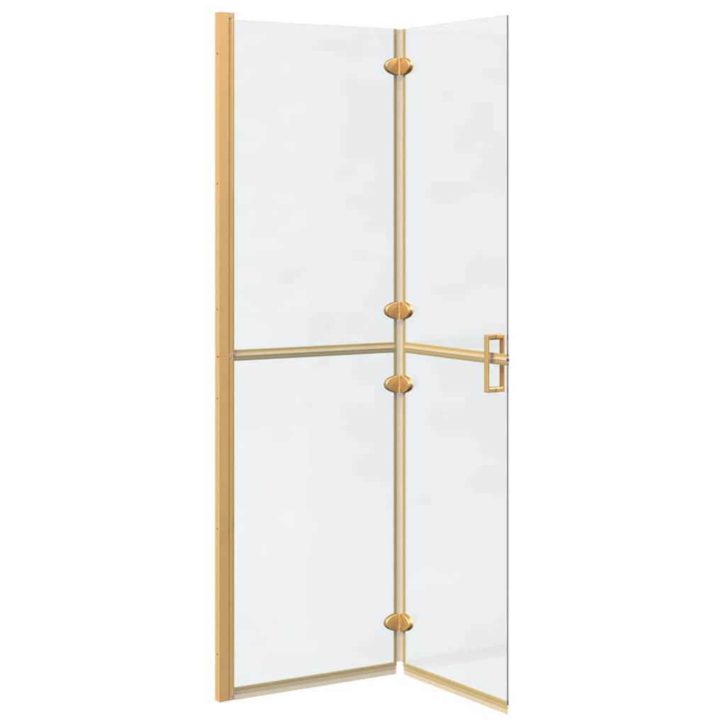 Inloopdouchewand Goud 110 x 6,5 x 190 cm