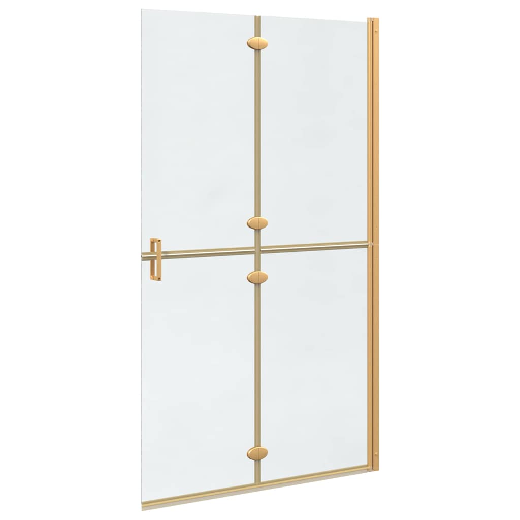 Inloopdouchewand Goud 110 x 6,5 x 190 cm