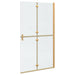 Inloopdouchewand Goud 110 x 6,5 x 190 cm