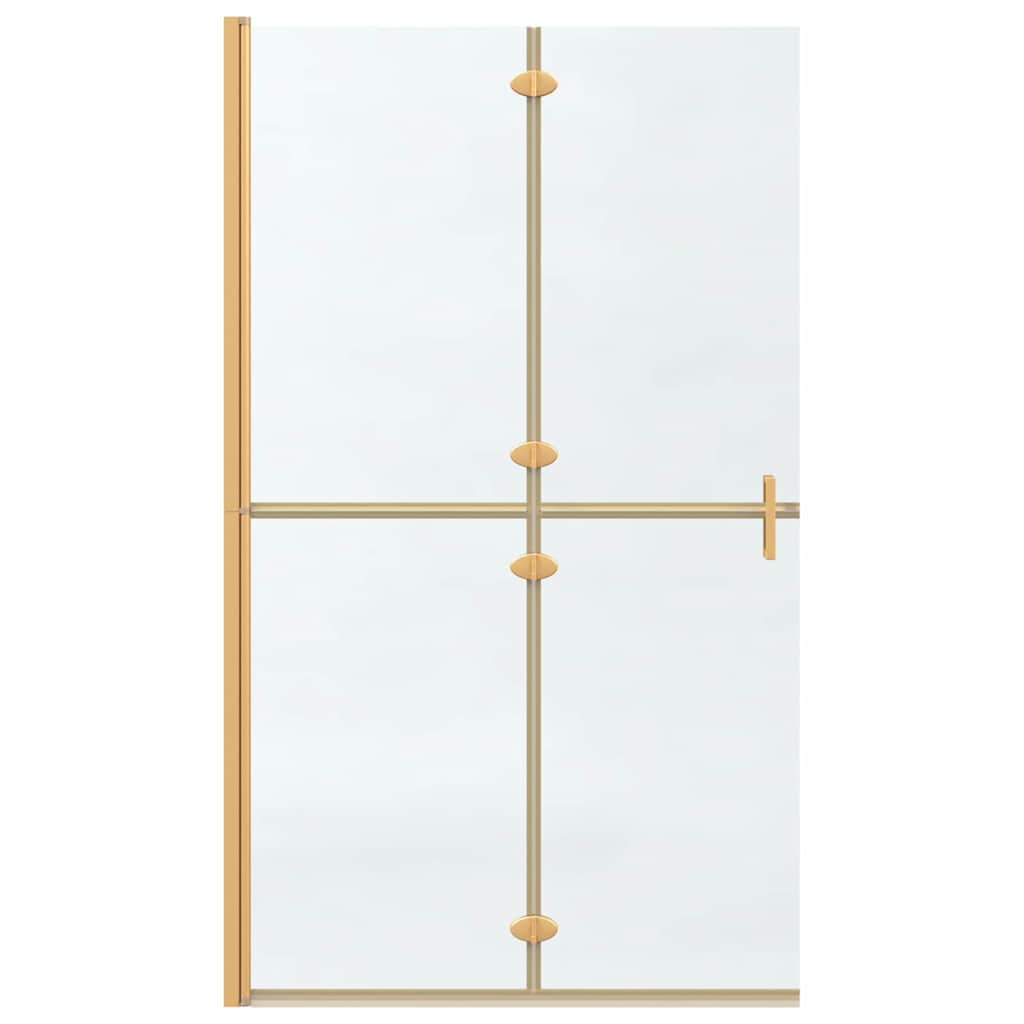 Inloopdouchewand Goud 110 x 6,5 x 190 cm