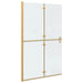 Inloopdouchewand Goud 120 x 6,5 x 190 cm