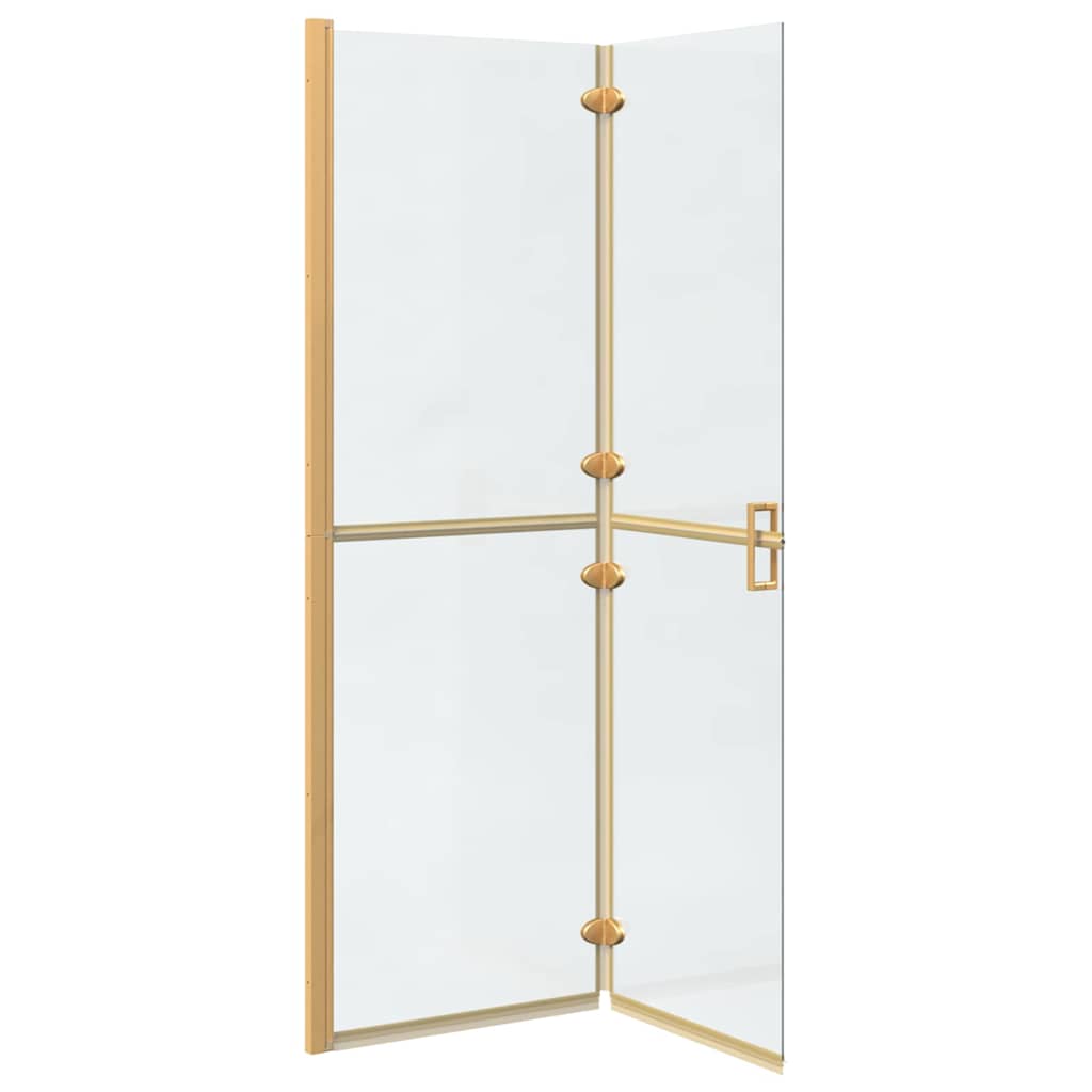 Inloopdouchewand Goud 120 x 6,5 x 190 cm