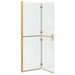 Inloopdouchewand Goud 120 x 6,5 x 190 cm