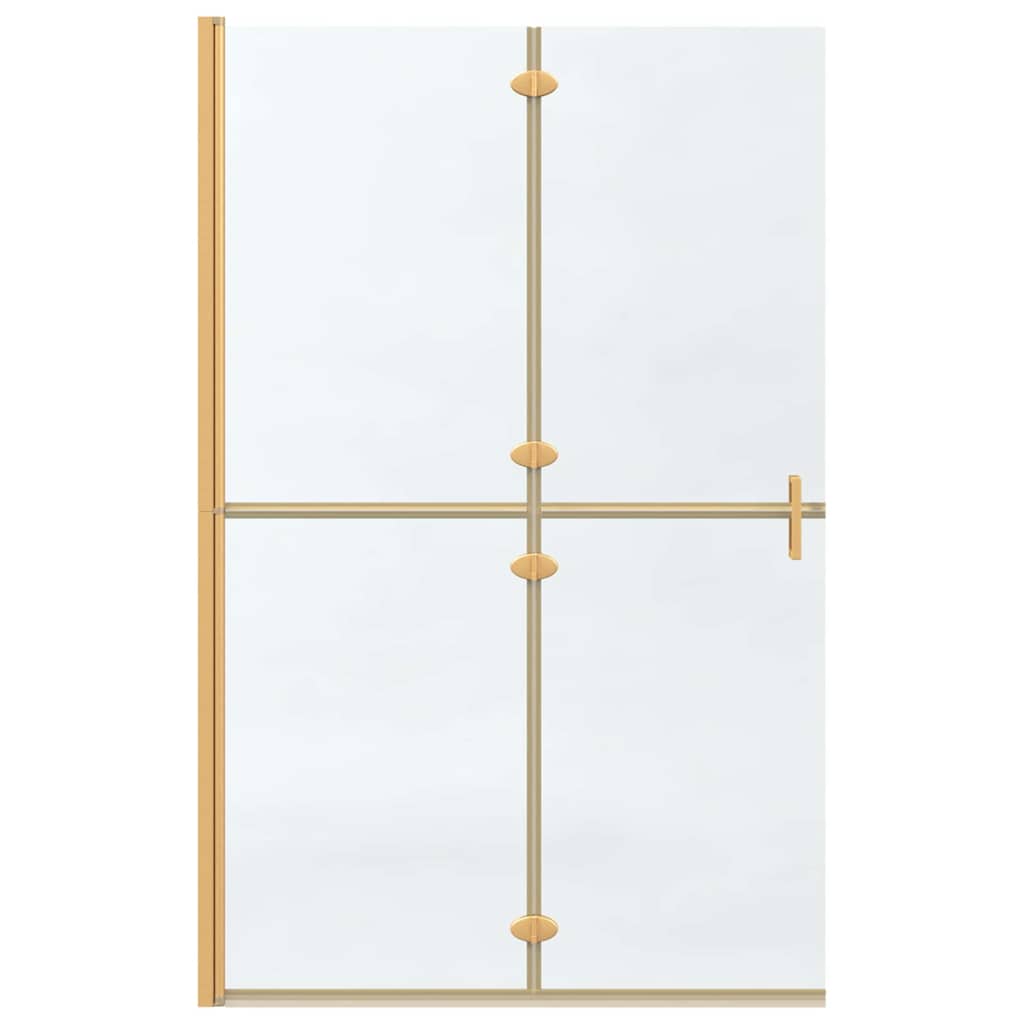Inloopdouchewand Goud 120 x 6,5 x 190 cm