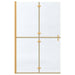 Inloopdouchewand Goud 120 x 6,5 x 190 cm