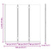 Douche Omhulsel Zwart 130 x 138 cm ESG-glas en aluminium