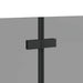 Douche Omhulsel Zwart 120 x 68 x 130 cm ESG-glas en aluminium