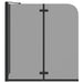 Douche Omhulsel Zwart 120 x 68 x 130 cm ESG-glas en aluminium