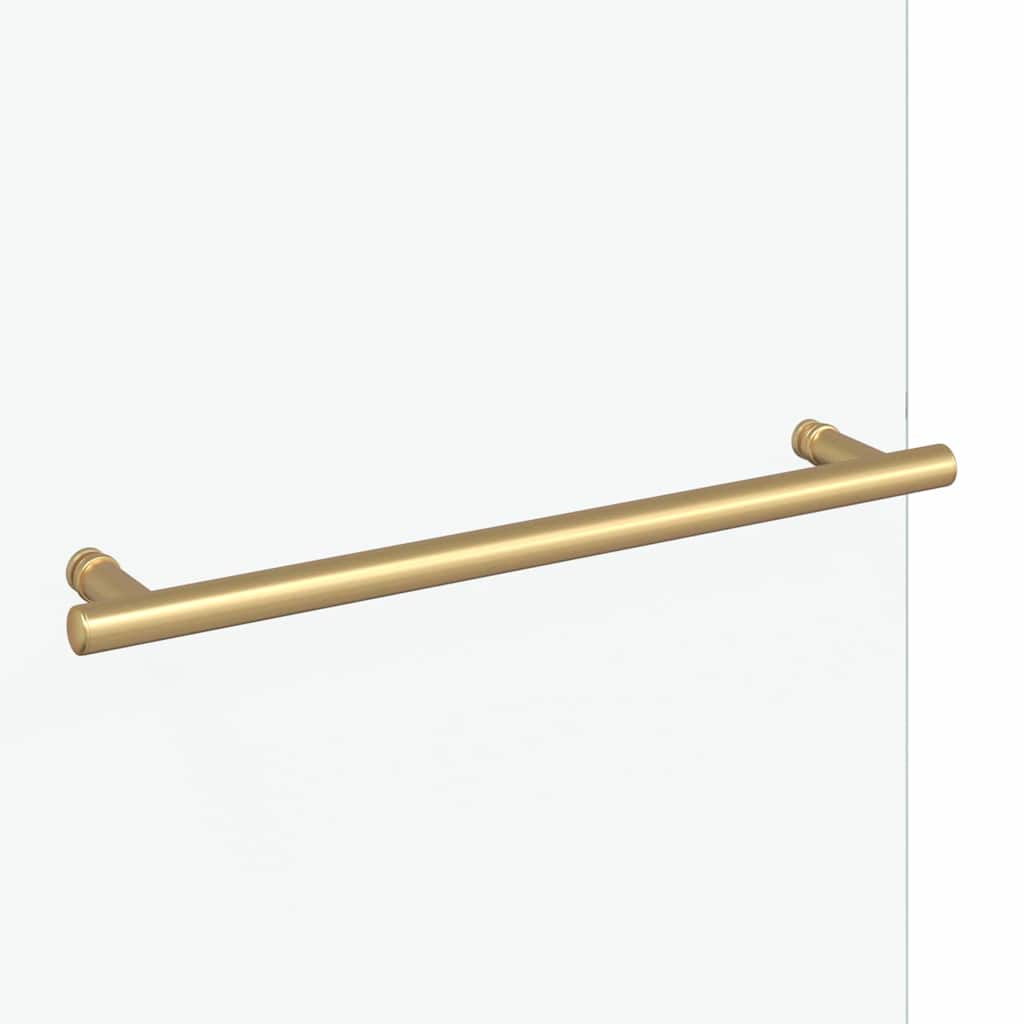 Douche Omhulsel Transparant en Goud 120 x 140 cm