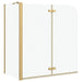 Douche Omhulsel Goud 120 x 68 x 130 cm ESG-glas en aluminium
