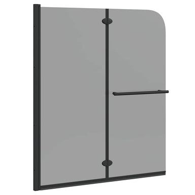 Douche Omhulsel Zwart 95 x 140 cm ESG-glas en aluminium